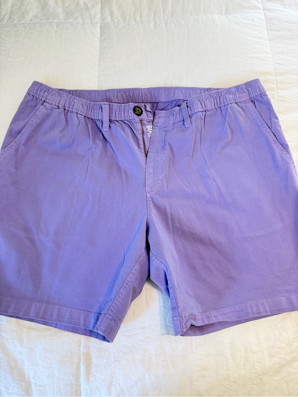 Chubbies Originals Purple Casual Shorts XXL 7” Inseam Elastic Waist Men’s